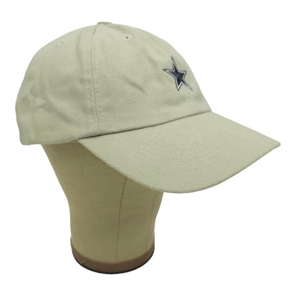 Dallas Cowboys NFL Football Adjustable Size Cap Strapback Baseball Hat Khaki - Picture 3 of 15